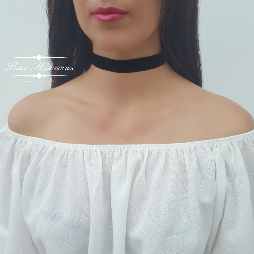 Image of Black Velvet Choker