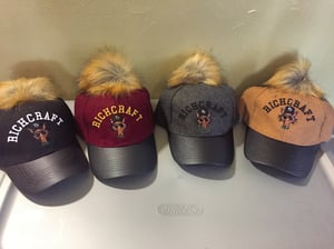 Image of Puffy Wool On Leather RichCraft Baseball Hat