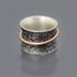 Spinner Ring, sterling silver and 14k rose gold Image 3