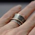 Spinner Ring, sterling silver and 14k rose gold Image 4