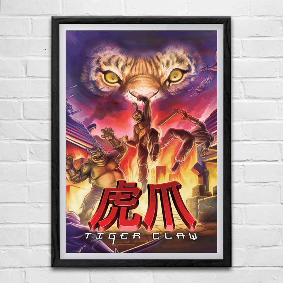 Image of Tiger Claw (A2/A3 Poster Bundle) (Commodore 64/Commodore Amiga)