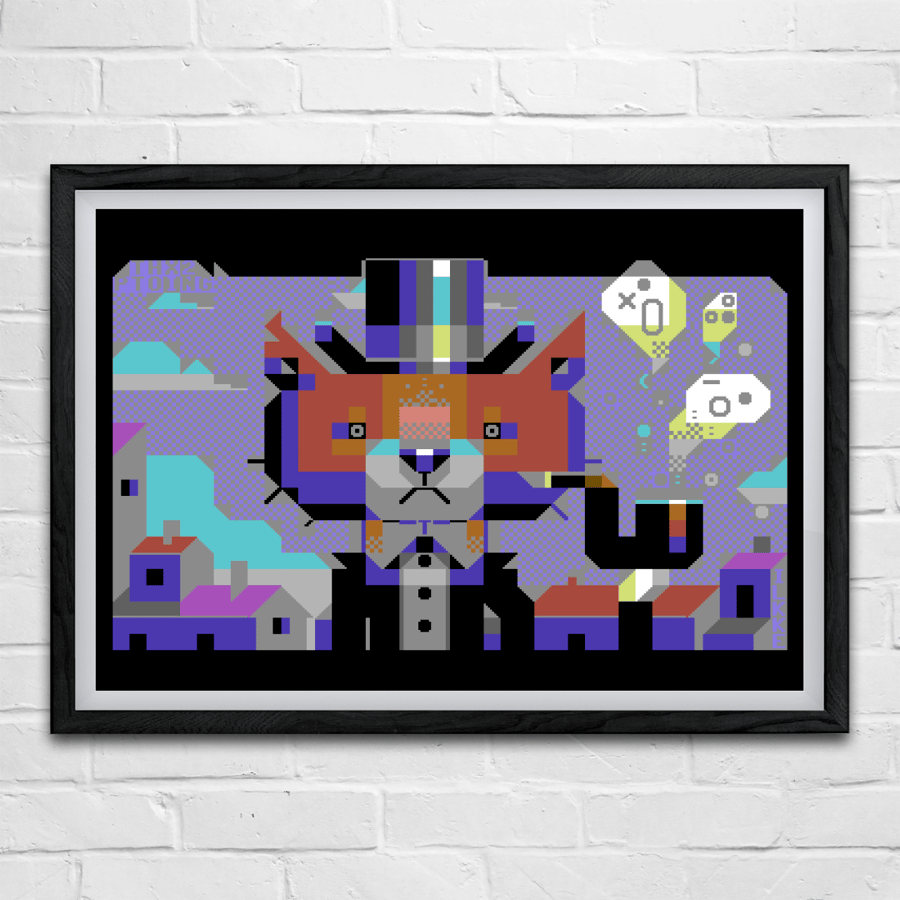 Image of Psyboarfunk / The Game Is Apaw! (A2 Poster Set)