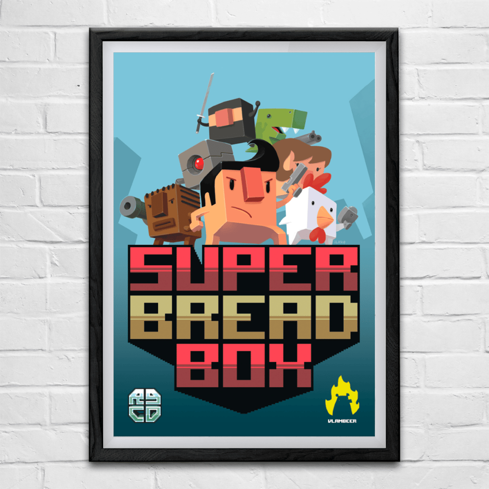 Image of Super Bread Box (A2/A3 Poster Bundle) (Commodore 64)