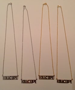 Image of Killcode Name Plate Necklace 