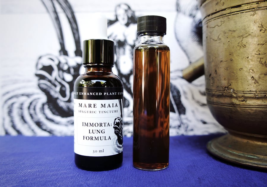 Image of IMMORTA: LUNG FORMULA spagyric tincture - alchemically enhanced plant extraction