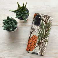 Image 9 of Art Nouveau Inspired Light and Airy Boho Floral Sketch Tough case for Samsung®