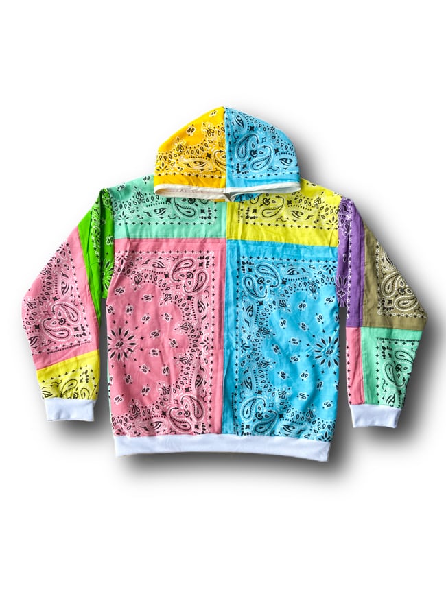 Pastel Bandana Hoodie