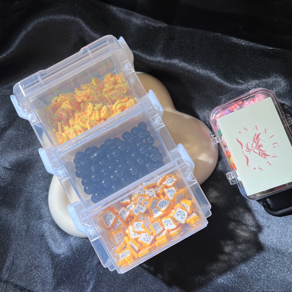 Image of SASIGALS Three-Layer Customized Polymer Clay Confetti Box