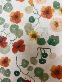 Image 5 of Nasturtium Linen Table Runner