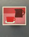 Image of Red Cup and Brown Jug