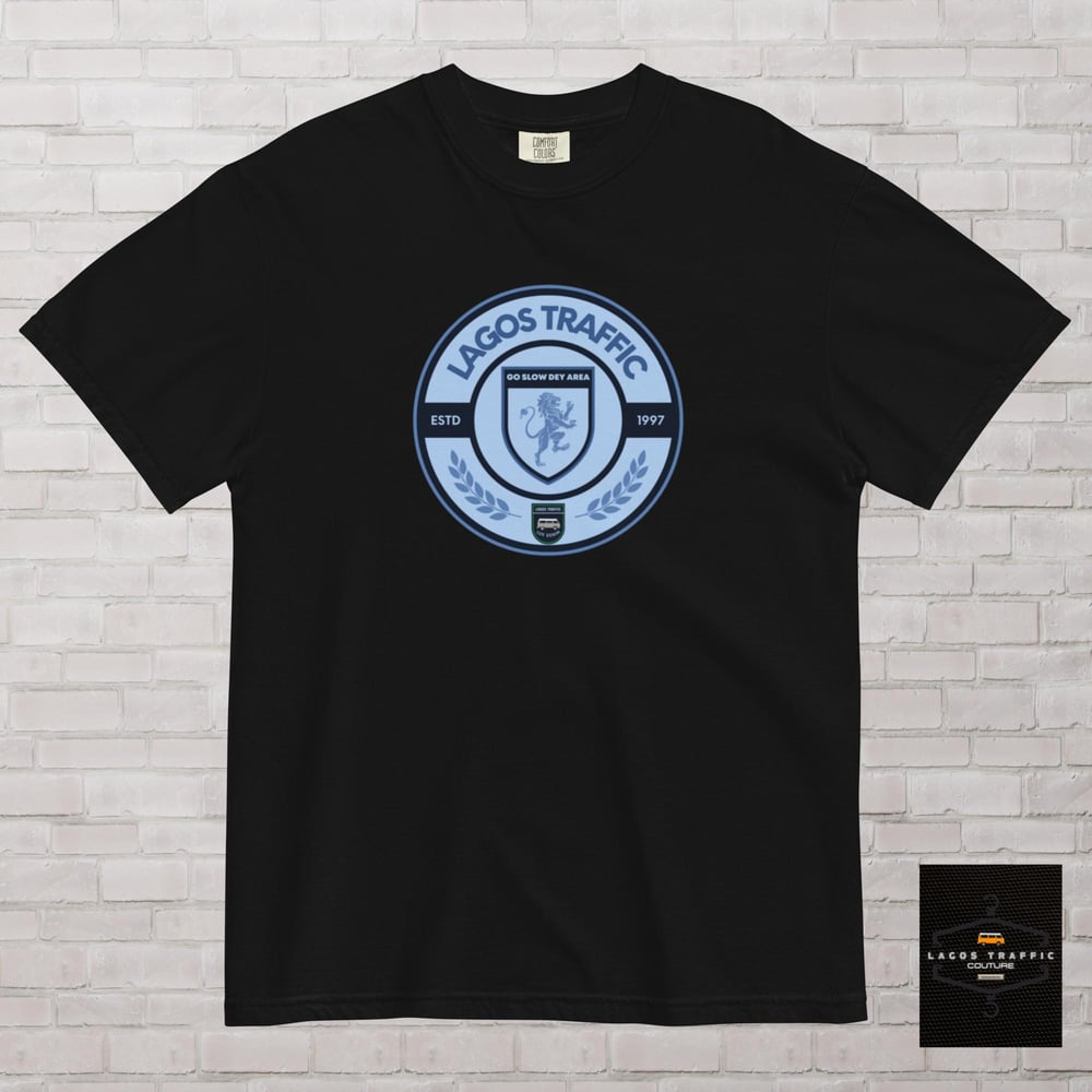 ICONIC LTC SIGNATURE BADGE TEE - ICE BLUE