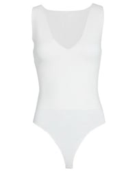 Image 3 of Sculpted V-neck Body Suit