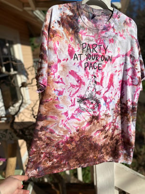 Image of 2XL Party At Your Own Pace Tie Dye Shirt 4