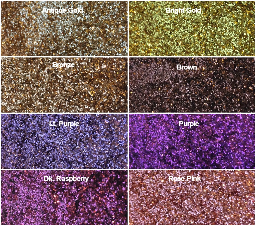 Image of Metallic Hex Glitter .015"