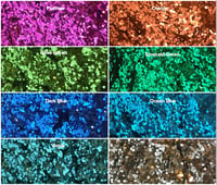 Image 2 of Metallic Hex Glitter .040"