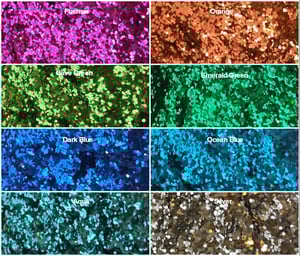 Image of Metallic Hex Glitter .040"