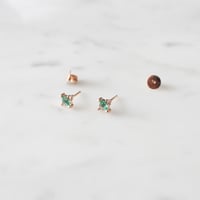 Image 1 of Renee Emerald Earring