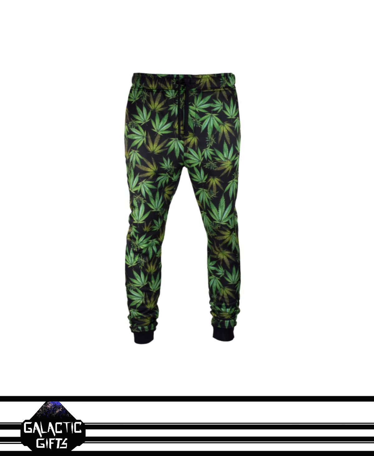 Image of Victorious leaf Print Jogger Pants