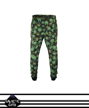 Image of Victorious leaf Print Jogger Pants