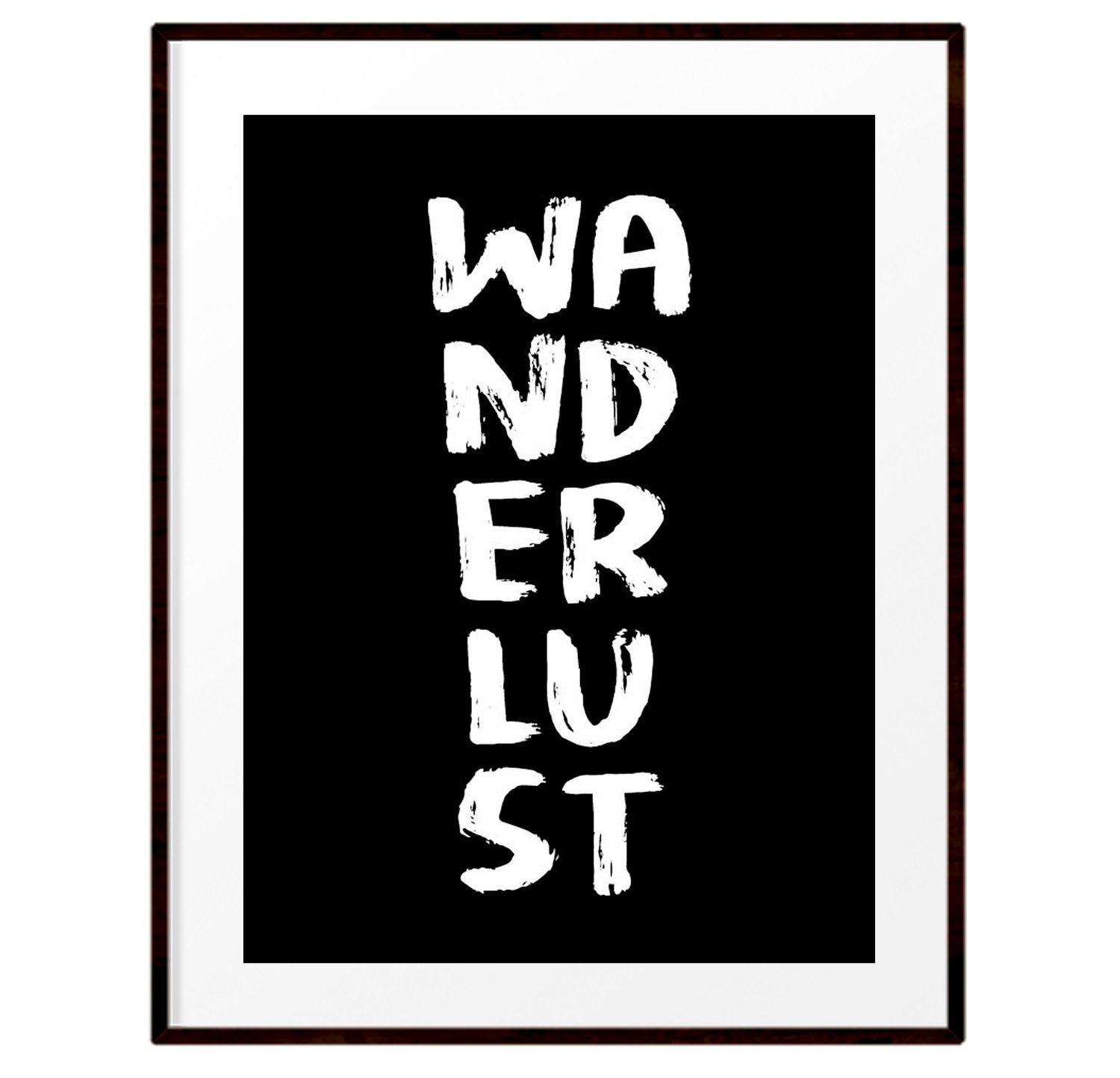 Image of Wanderlust monochrome print