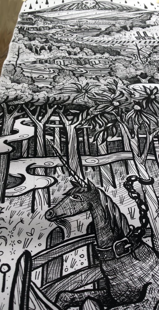 Image of Death and the Connecticut River: Digital Print