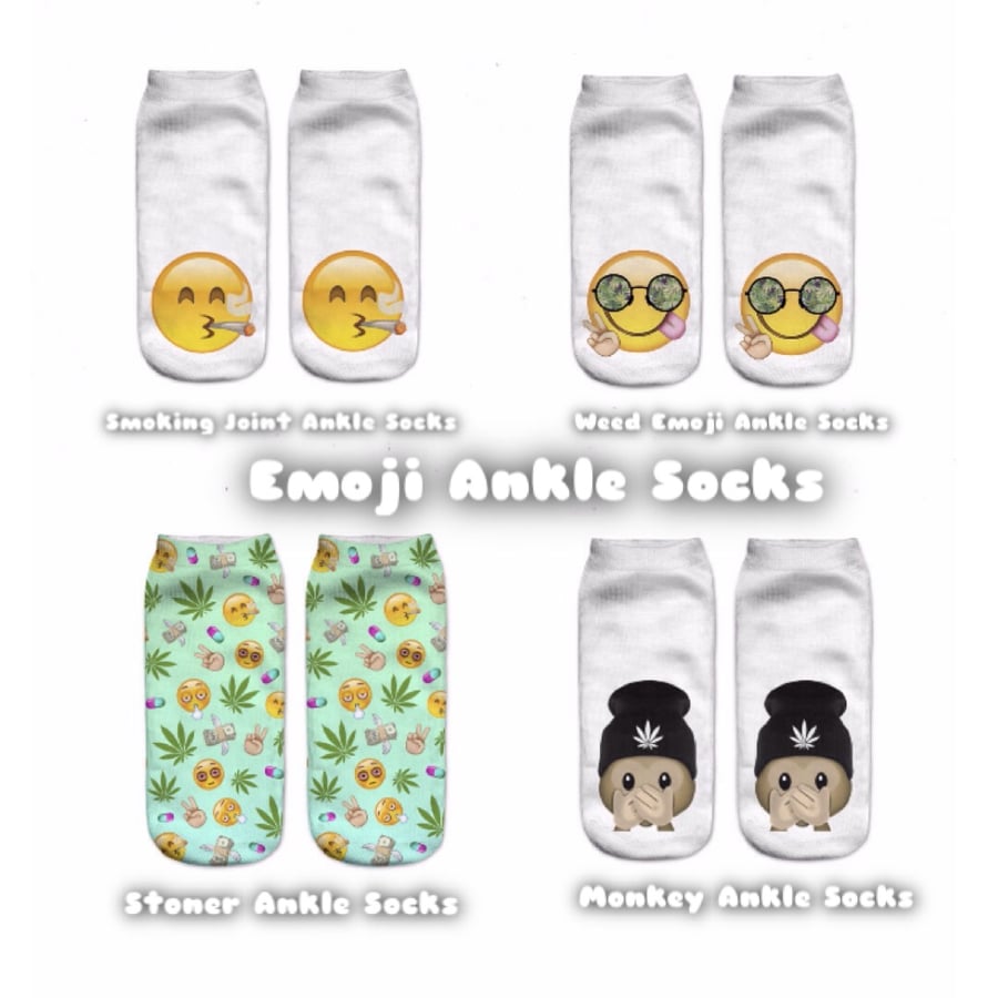 Image of Emoji Ankle Socks