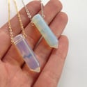 Opalite Hex Necklace 