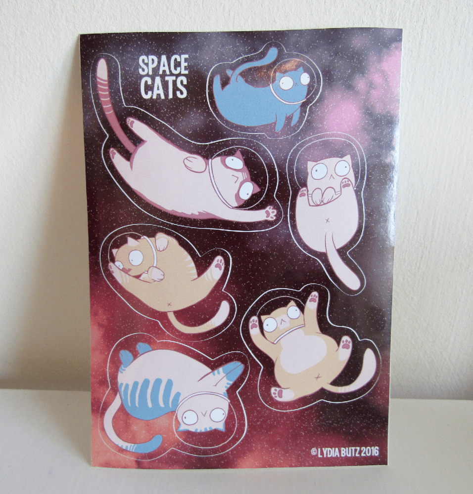Image of Space Cats - Stickers