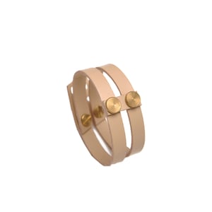 Image of AUMORFIA - LINEAR_A_DT CUFF (NUDE)