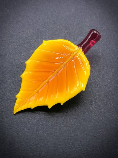 Image of Pink Lemonade Leaf Pendant