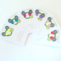 Image 1 of Náušnice / Earrings Bubbles Grey n color