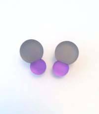 Image 5 of Náušnice / Earrings Bubbles Grey n color