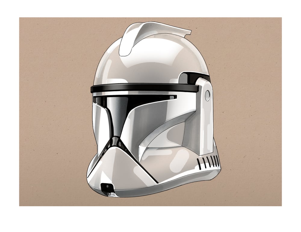 Image of Stormtrooper Helmets -  8 1/2" x 11" OPEN EDITION COLLECTIBLE Giclée PRINTS
