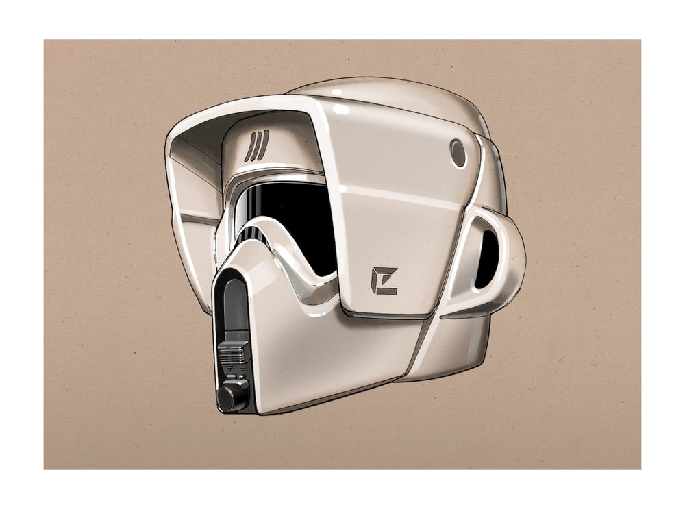Image of Stormtrooper Helmets -  8 1/2" x 11" OPEN EDITION COLLECTIBLE Giclée PRINTS
