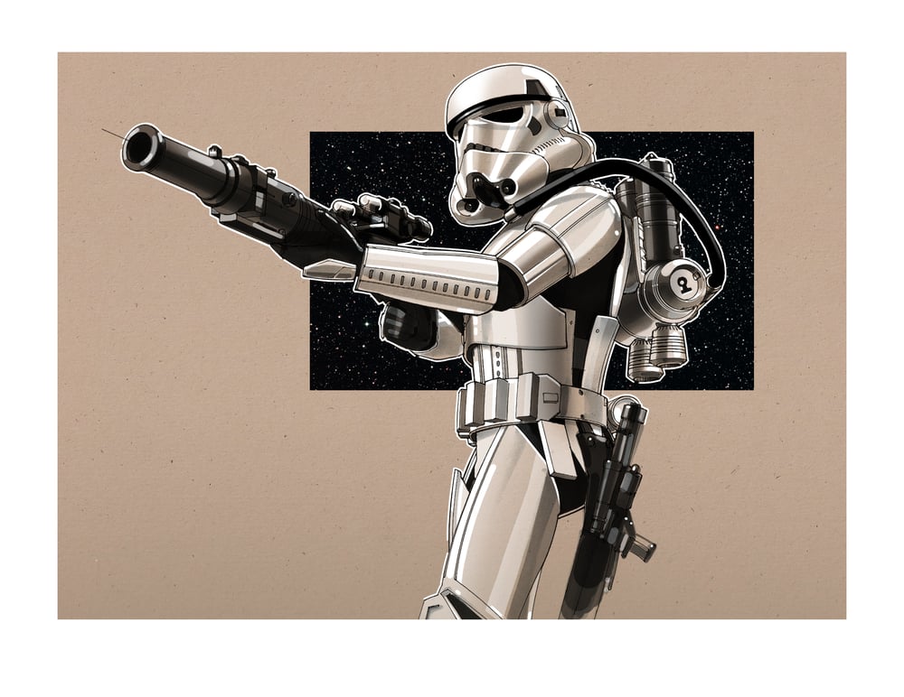 Image of Stormtroopers -  8 1/2" x 11" OPEN EDITION COLLECTIBLE Giclée PRINTS