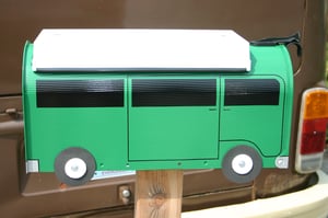 Image of Meadow Green Volkswagen Vanagon Camper Mailbox by TheBusBox VW