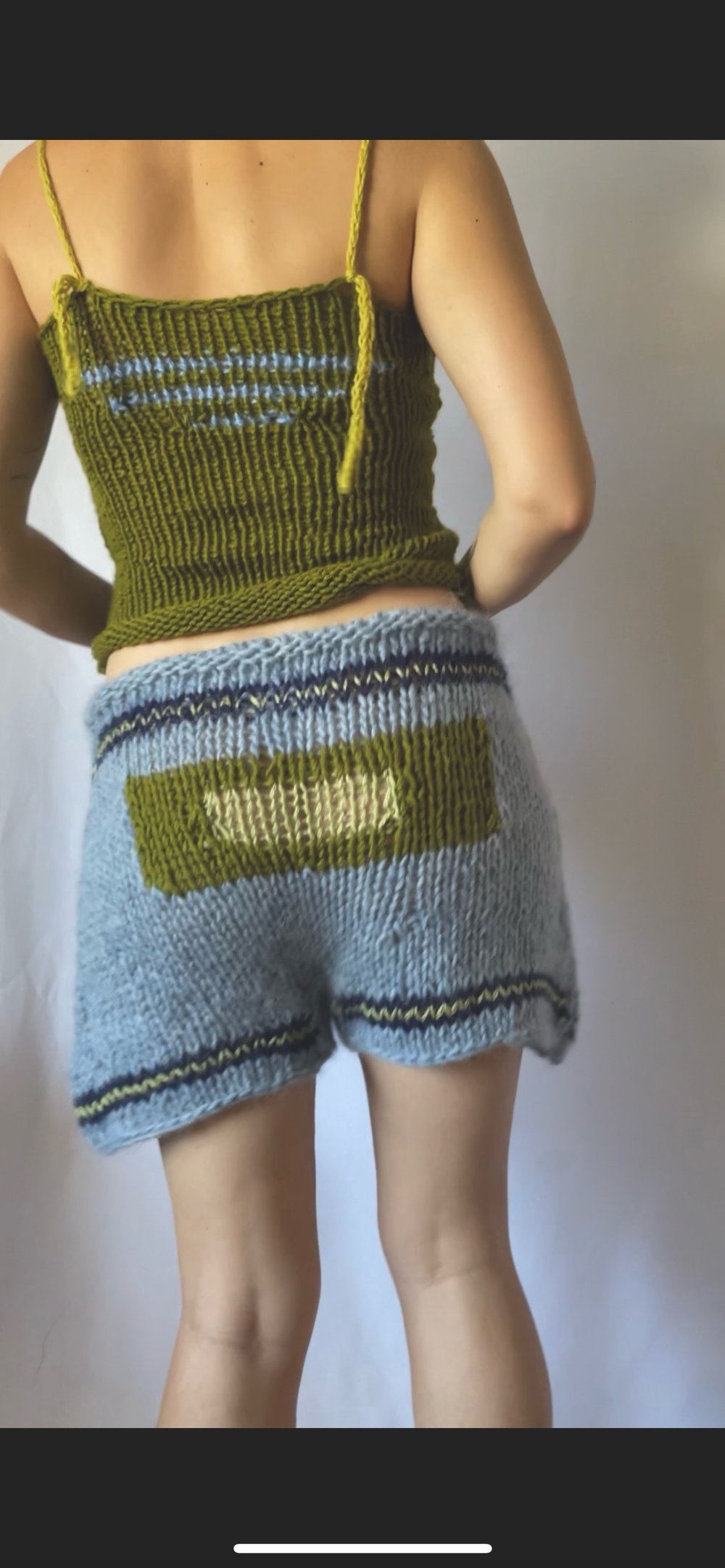 BLUE SKY knit shorts