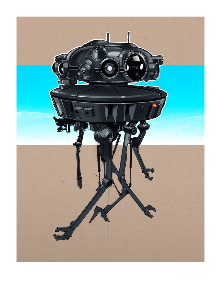 Image of The Empire Strikes Back: 8 1/2" x 11" OPEN EDITION COLLECTIBLE Giclée PRINTS