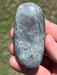Image 3 of Sunset Labradorite Palm Stone #2519