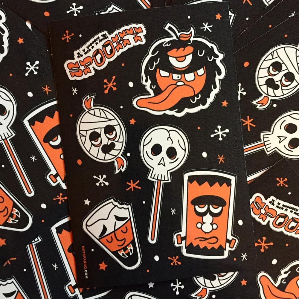 Image of Spooky Sticker Sheets (2 Pack)