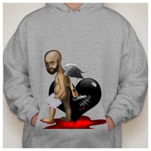 Image of Cupid's Got A Gun hoodie
