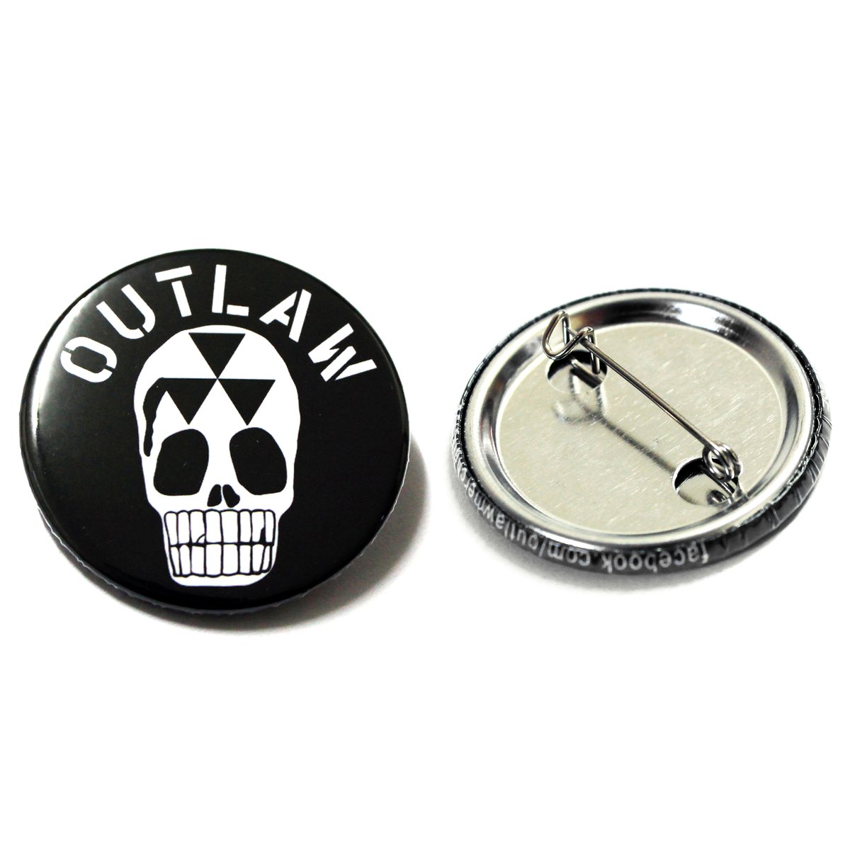 Outlaw Merchandise Custom Badges — Custom 38mm Round Button Badge