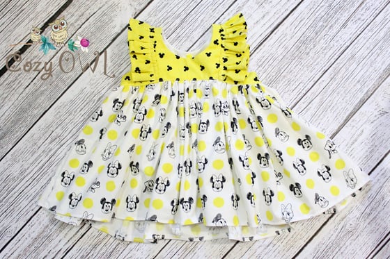 Image of Mickey Mouse Ruffle Clara Tunic Top