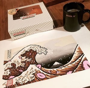 Image of "Coffee and donuts" original