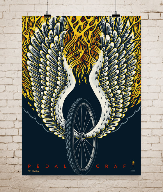 Image of PedalCraft Screenprint Poster