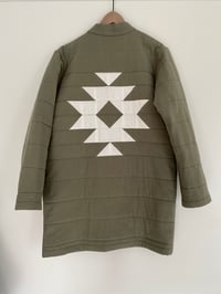 Image 3 of Green Quilt Coat