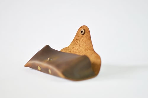 Image of Handmade Genuine Natrual Leather Sunglasses Holder, Glasses Case, Sunglasses Organizer F01