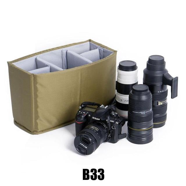 Camera Insert Bags B33Large/B32Medium MoshiLeatherBag Handmade