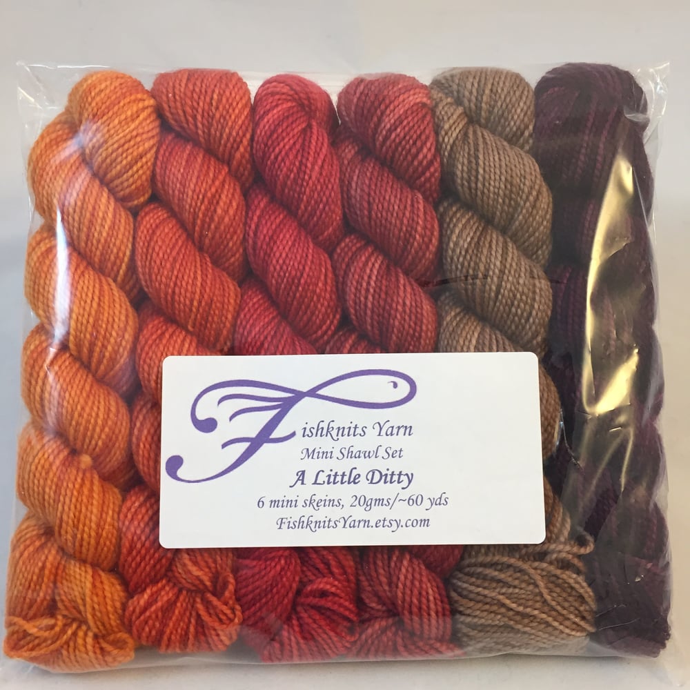 Image of A Little Ditty: Mini Shawl Gradient Set, Opulence MCN, 120 gms