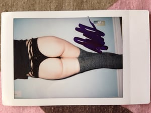 Image of Signed Polaroid "Peach"